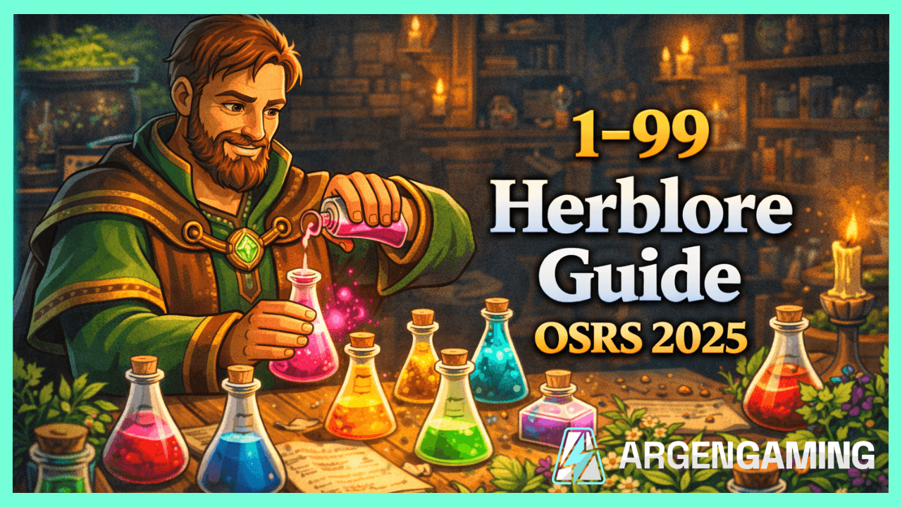 1–99 Herblore Guide (OSRS 2025): Fast, Cheap, Profitable & AFK Paths