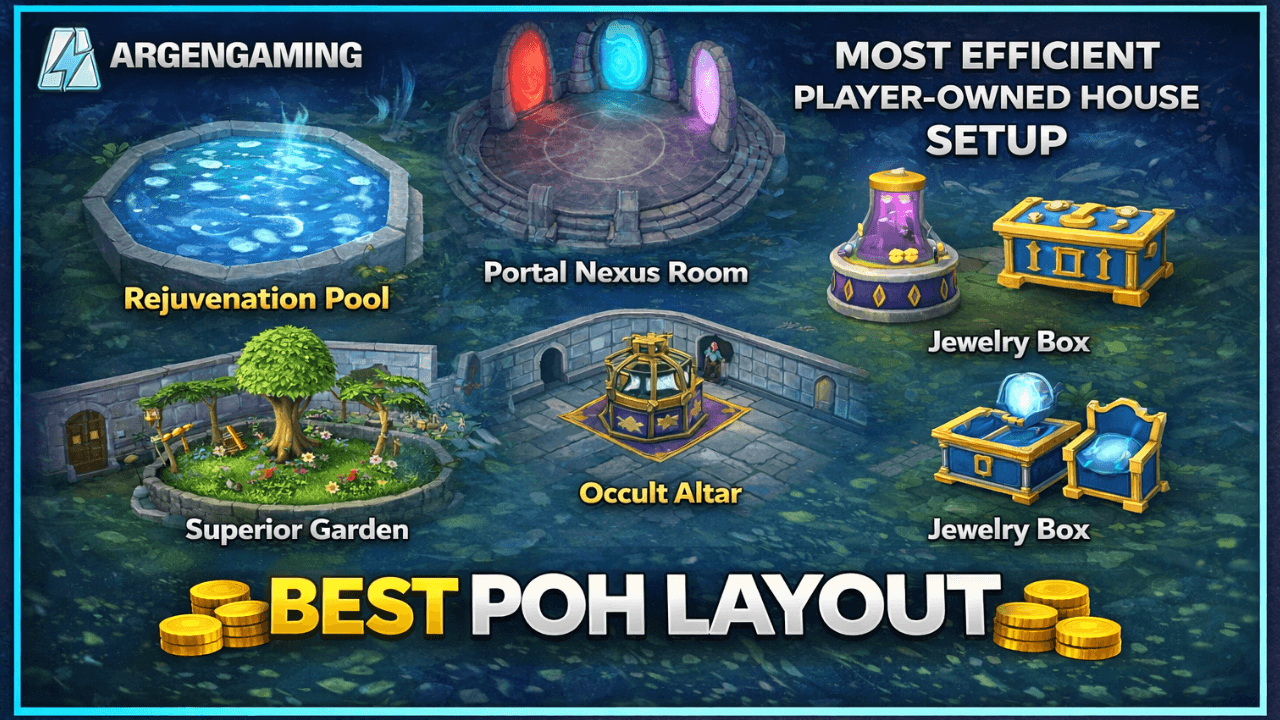 OSRS Best POH Layout: The Most Efficient Player-Owned House Setup (2025 Guide)