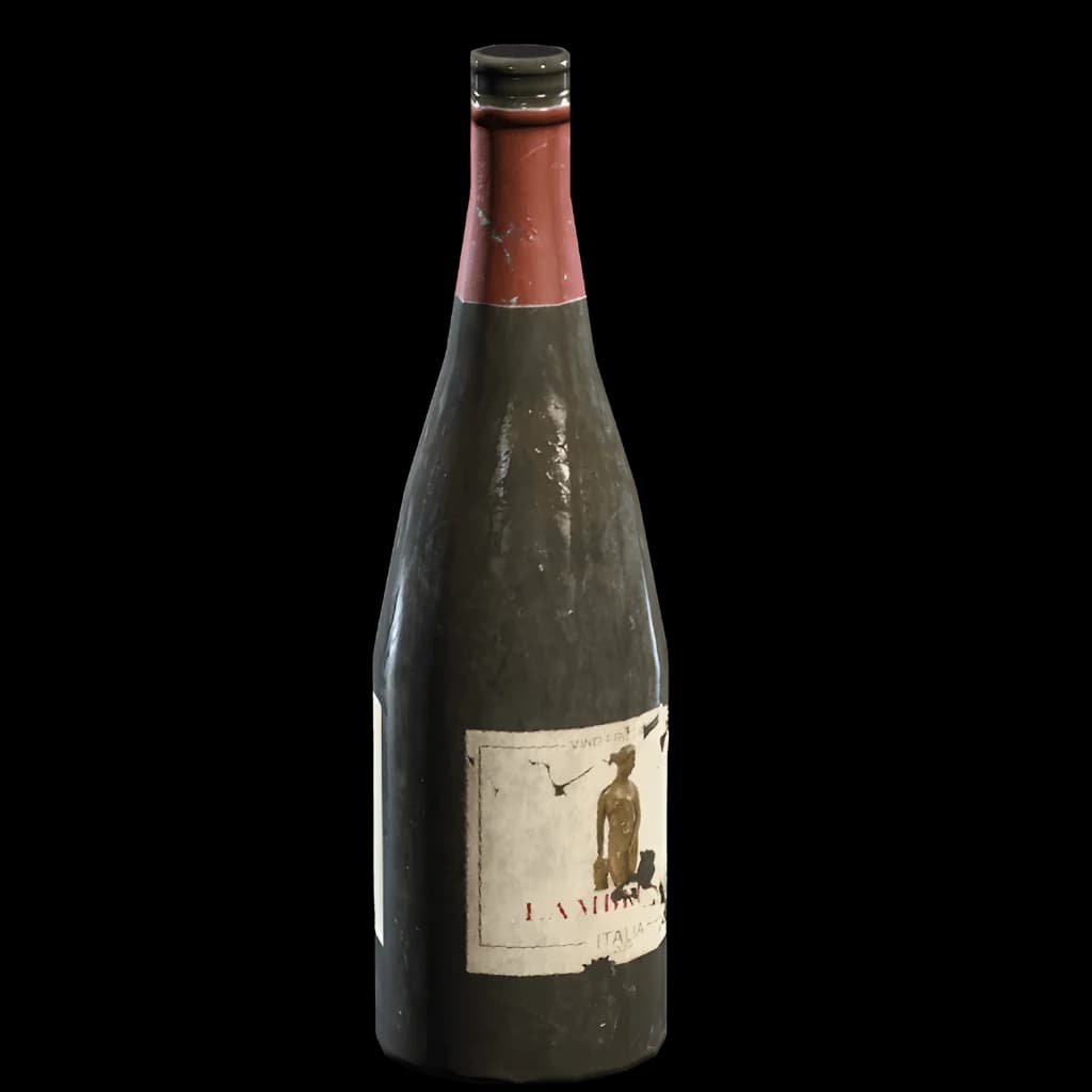 Empty Wine Bottle