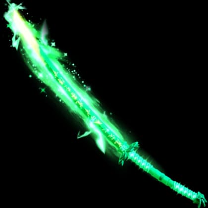 Green Ninja Katana