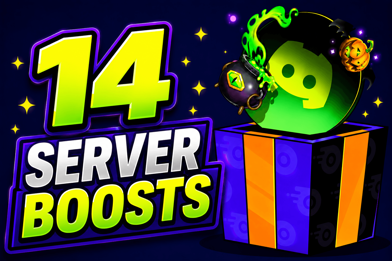 14 Server Boosts (1 Month)