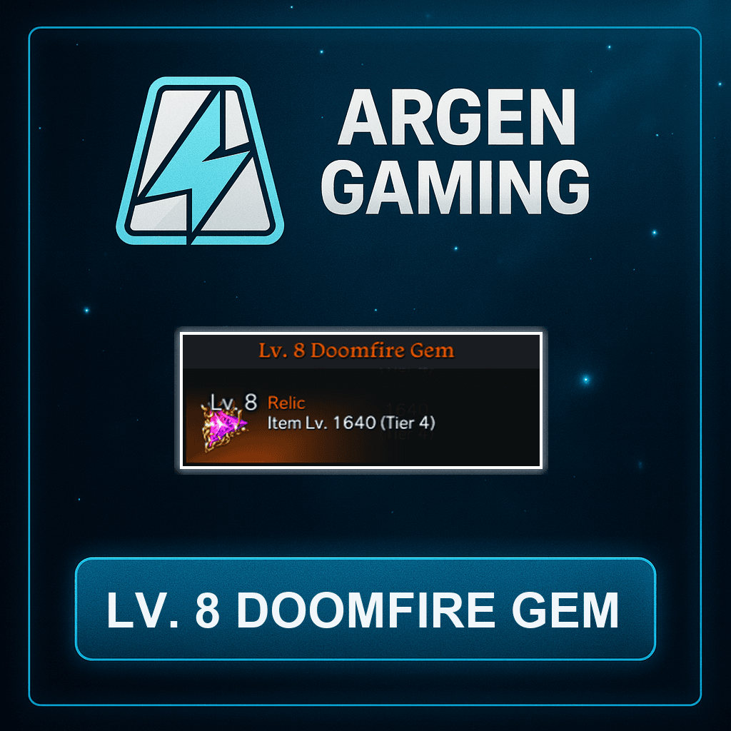 Lv. 8 Doomfire Gem