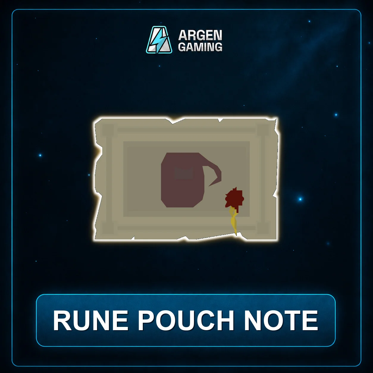 Rune pouch note