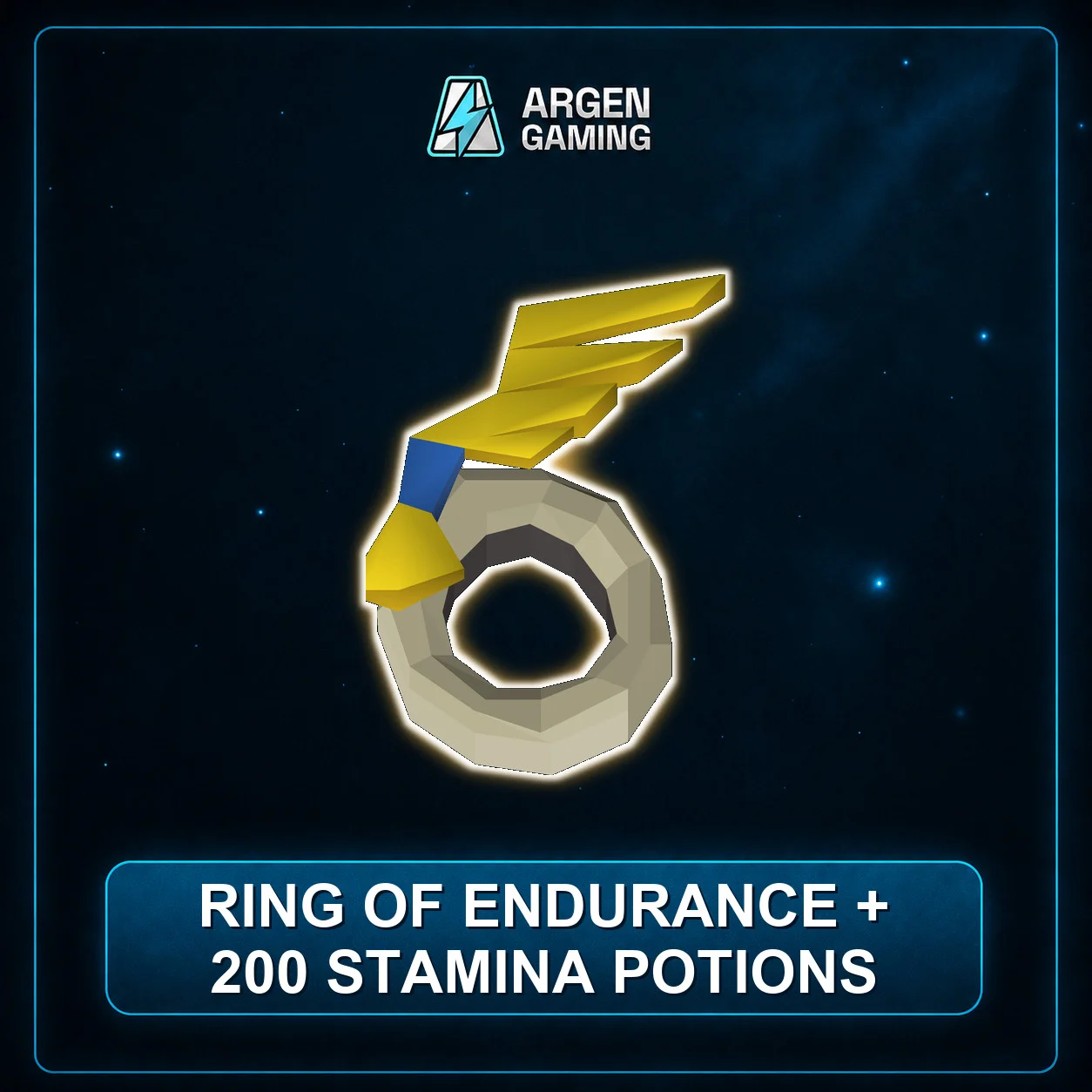 Ring Of Endurance + 200 Stamina Potions