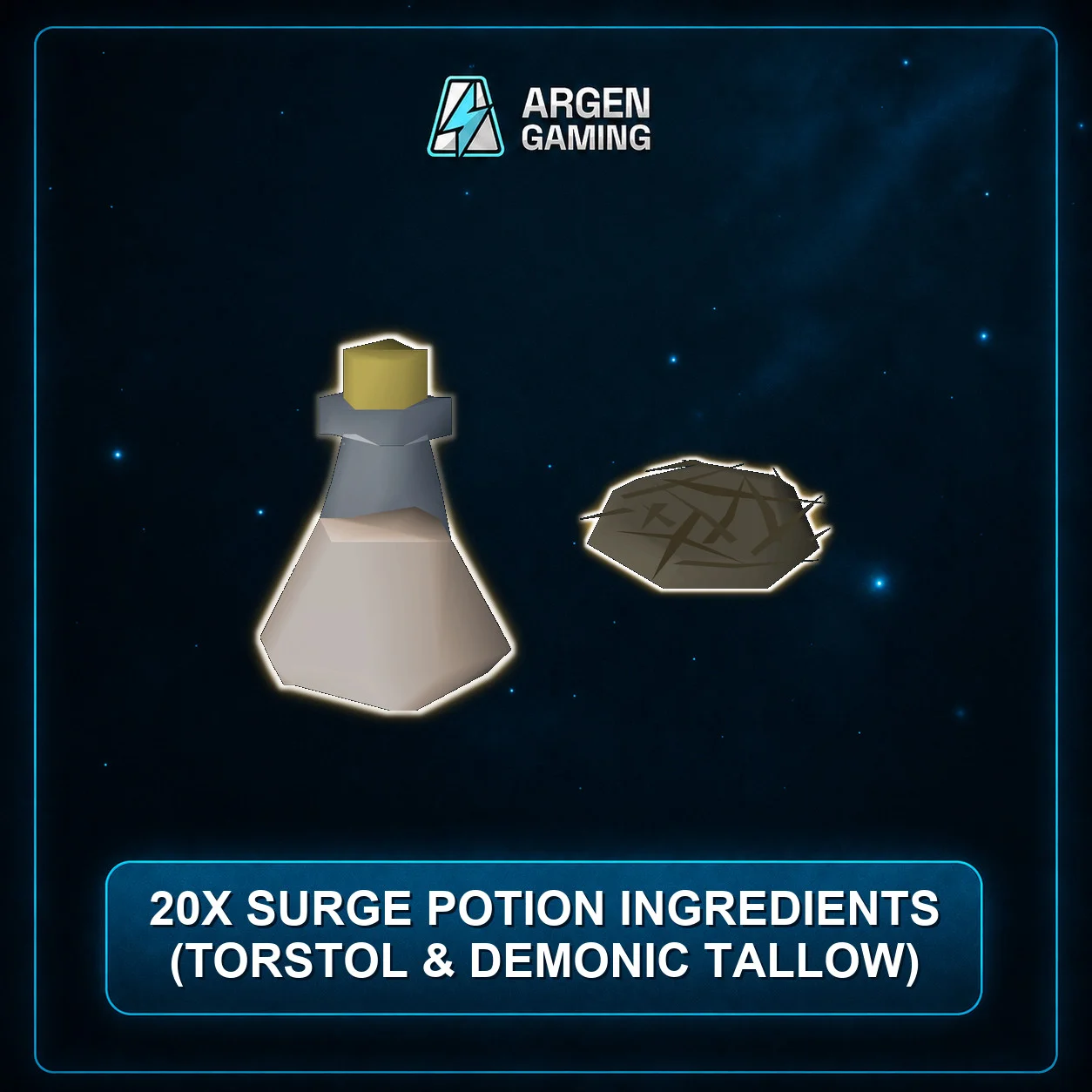 20x Surge Potion Ingredients (Torstol & Demonic Tallow)