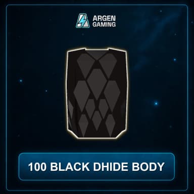 100 Black dhide Body
