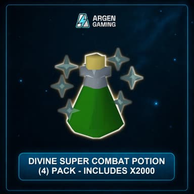 Divine Super Combat Potion (4) Pack - Includes x2000