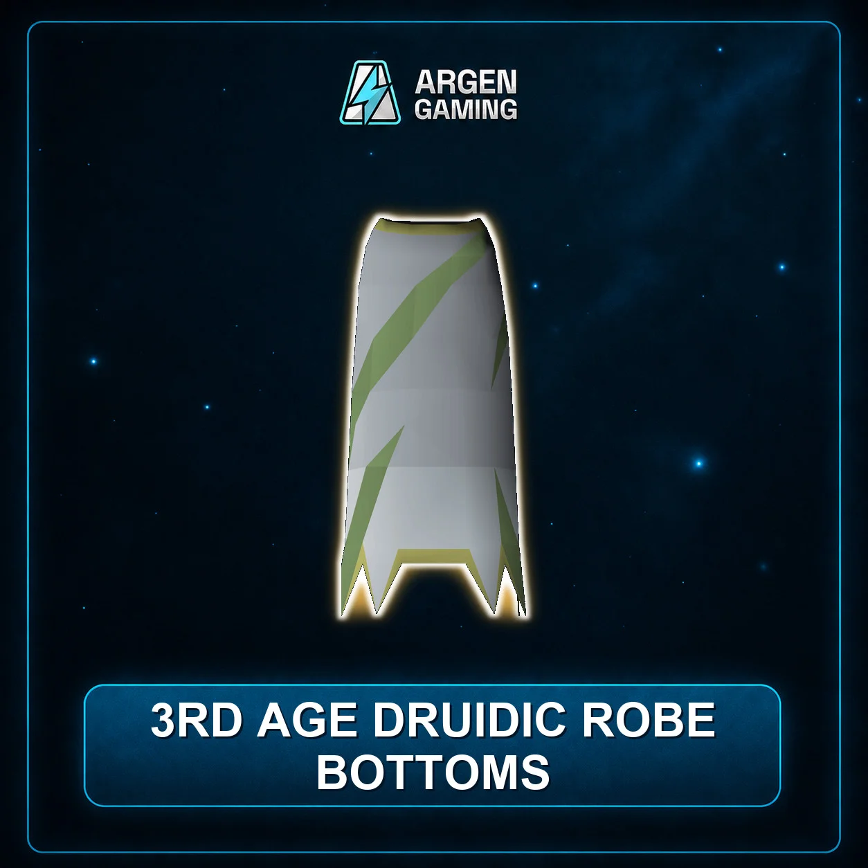 3rd age druidic robe bottoms