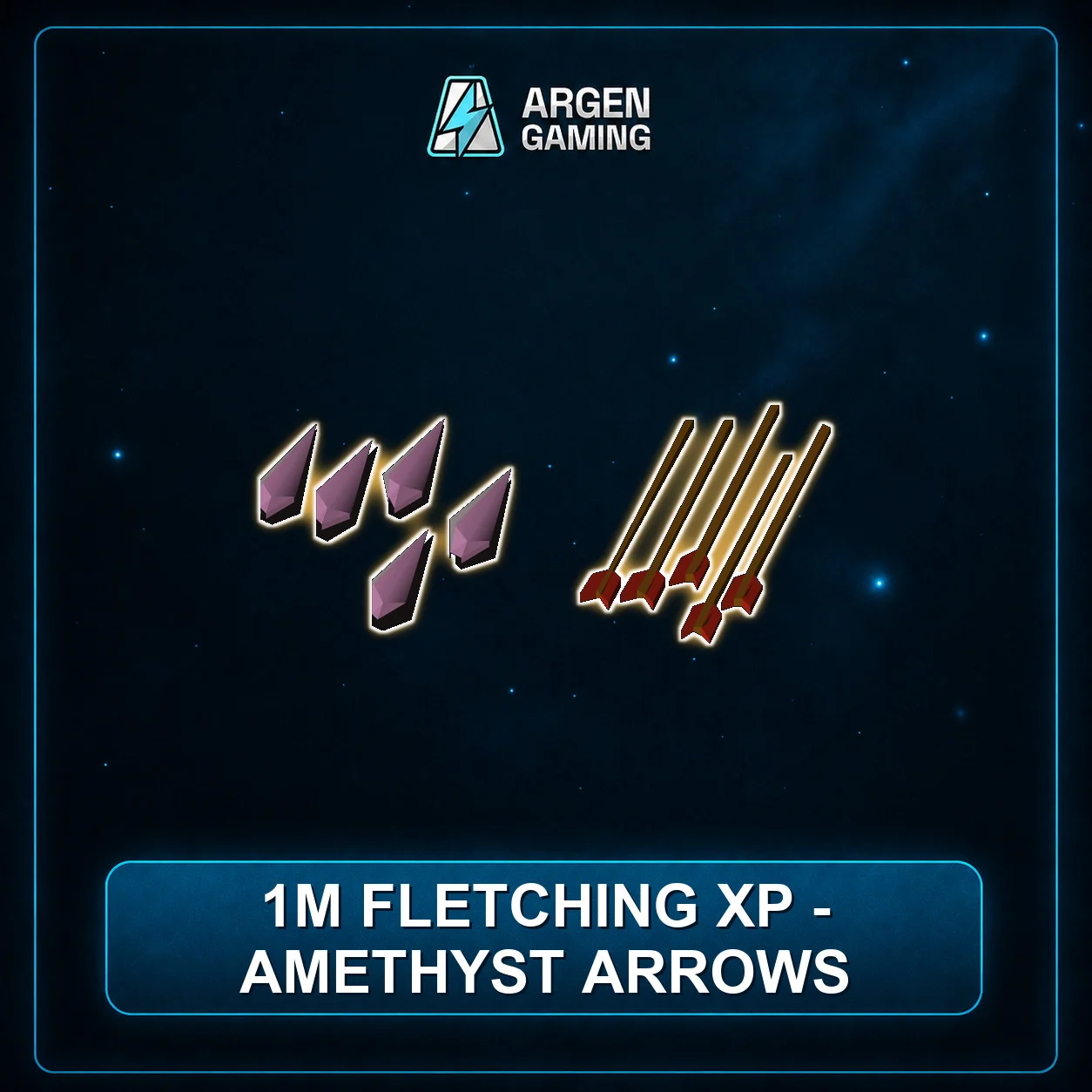 1M Fletching XP - Amethyst Arrows