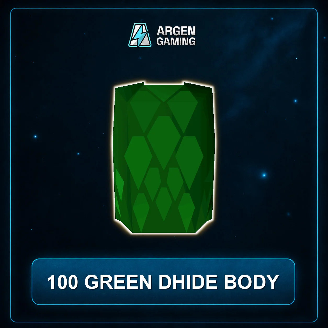 100 Green dhide Body