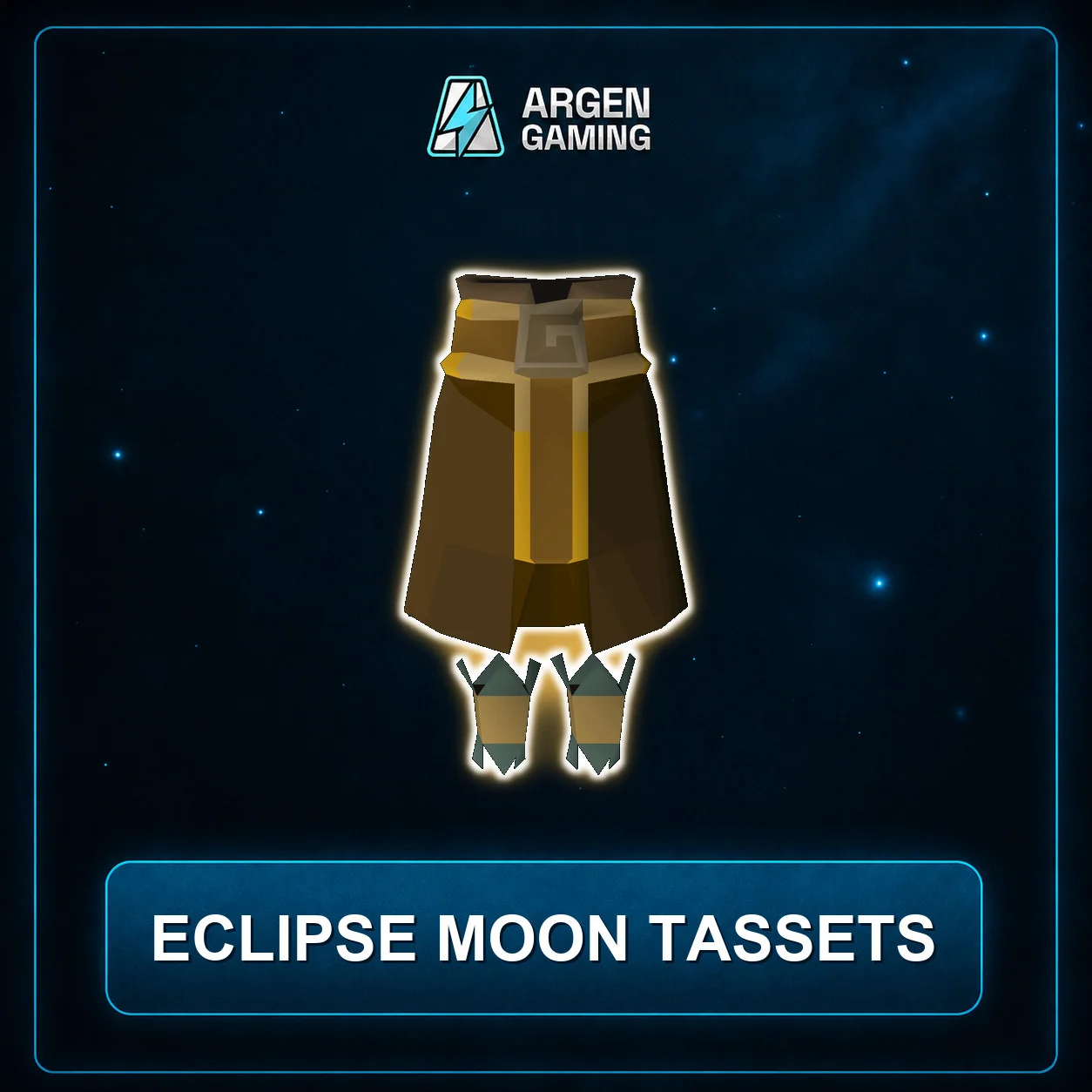 Eclipse moon tassets