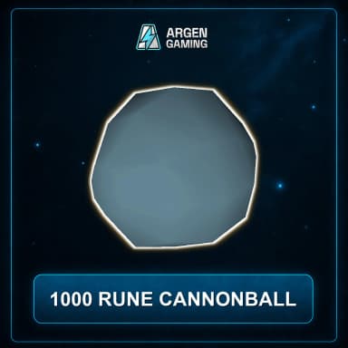 1000 Rune Cannonball
