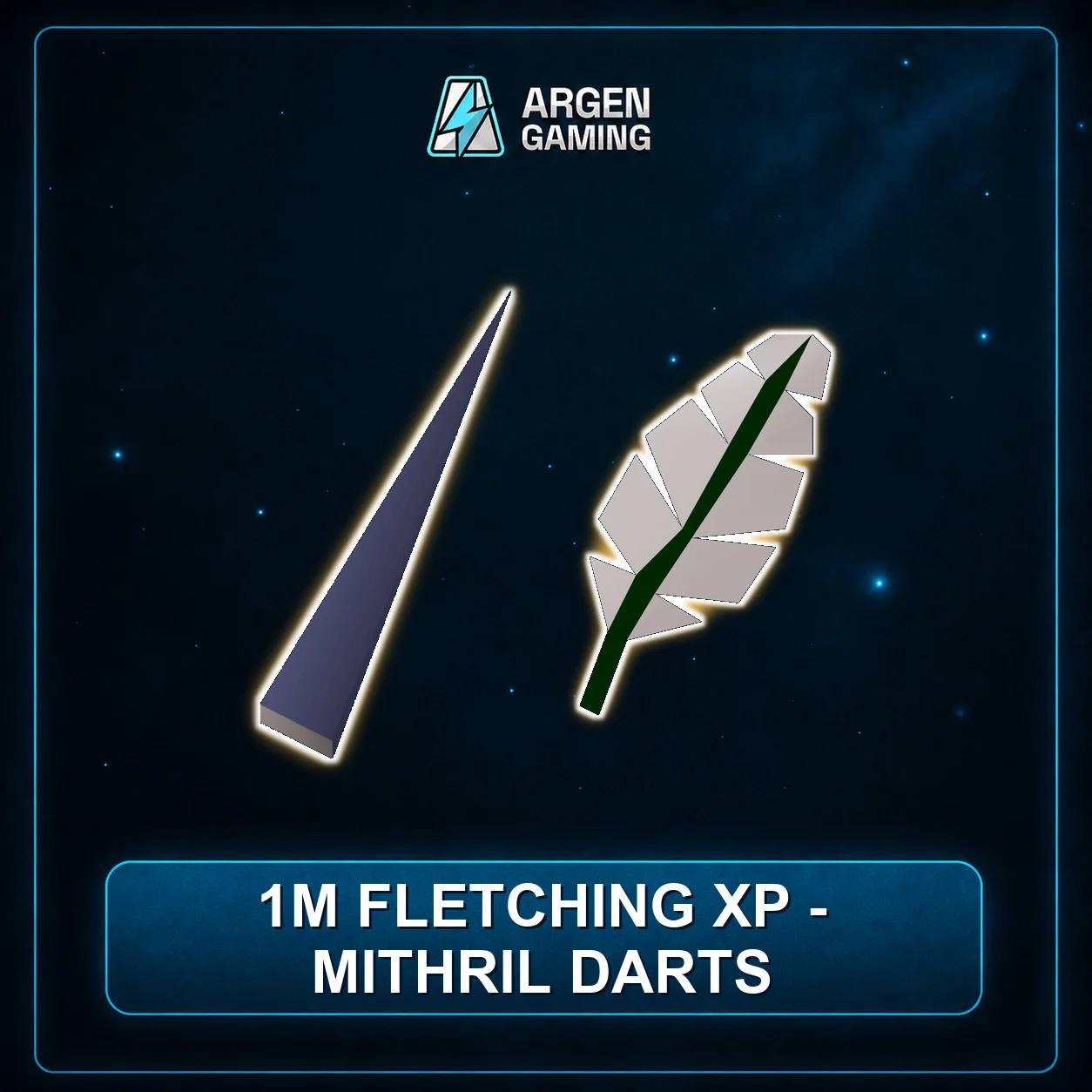 1M Fletching XP - Mithril Darts