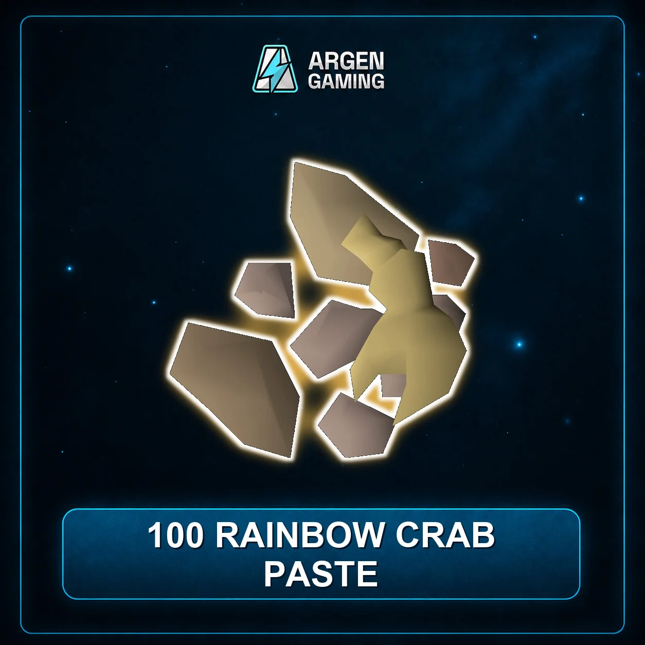 100 Rainbow Crab Paste