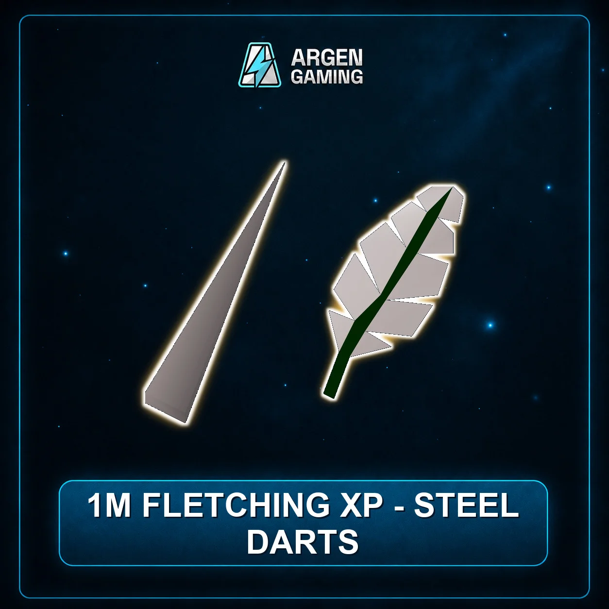 1M Fletching XP - Steel Darts