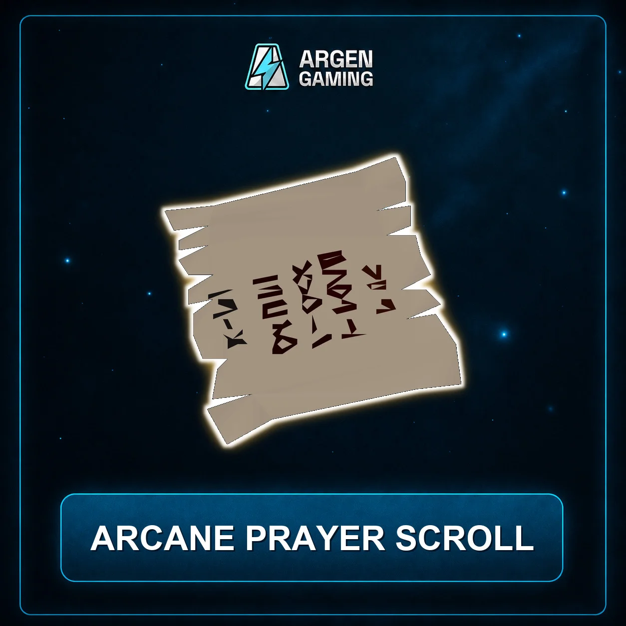 Arcane prayer scroll