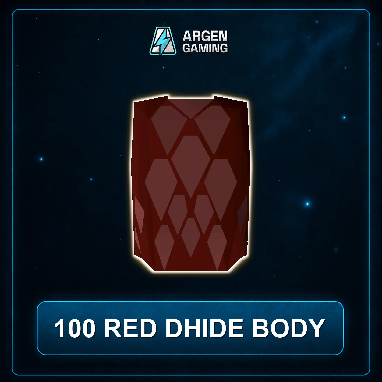 100 Red dhide Body