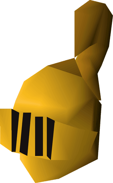 Gilded Full Helm