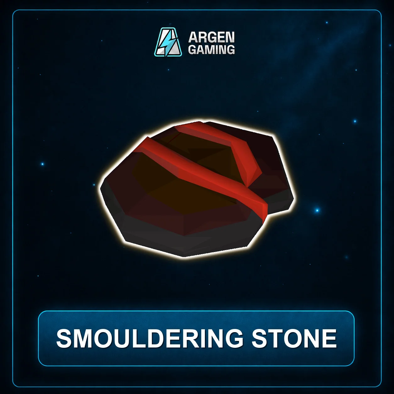 Smouldering stone