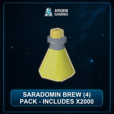 Saradomin Brew (4) Pack - Includes x2000