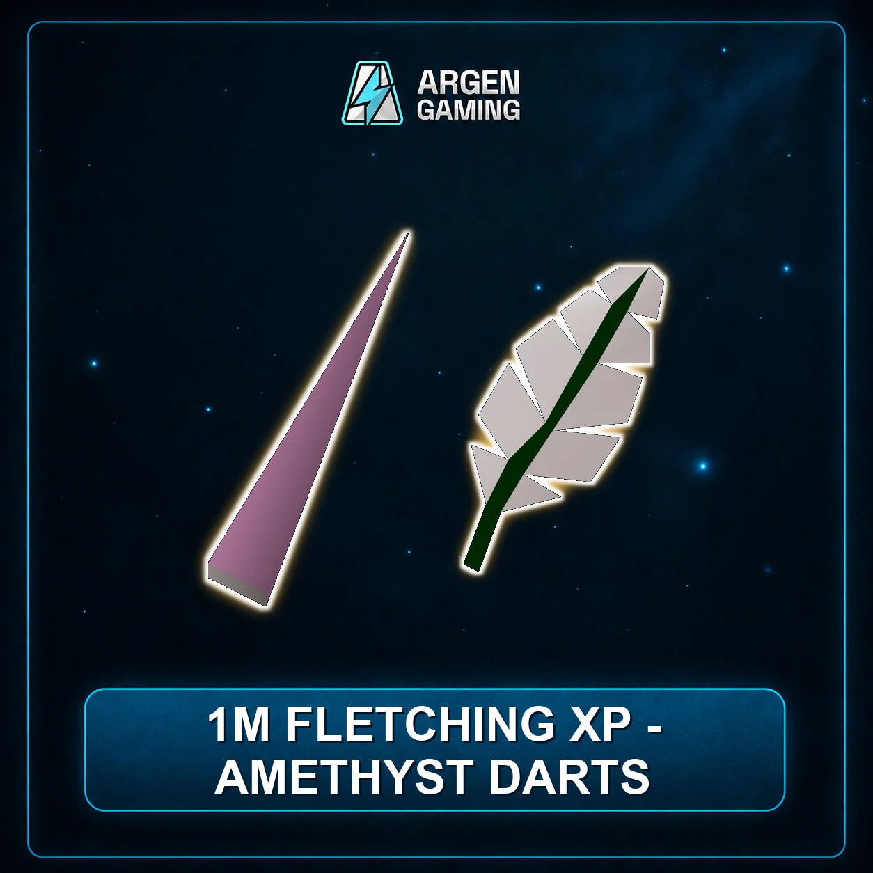1M Fletching XP - Amethyst Darts