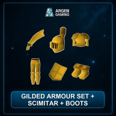 Gilded Armour set + Scimitar + Boots