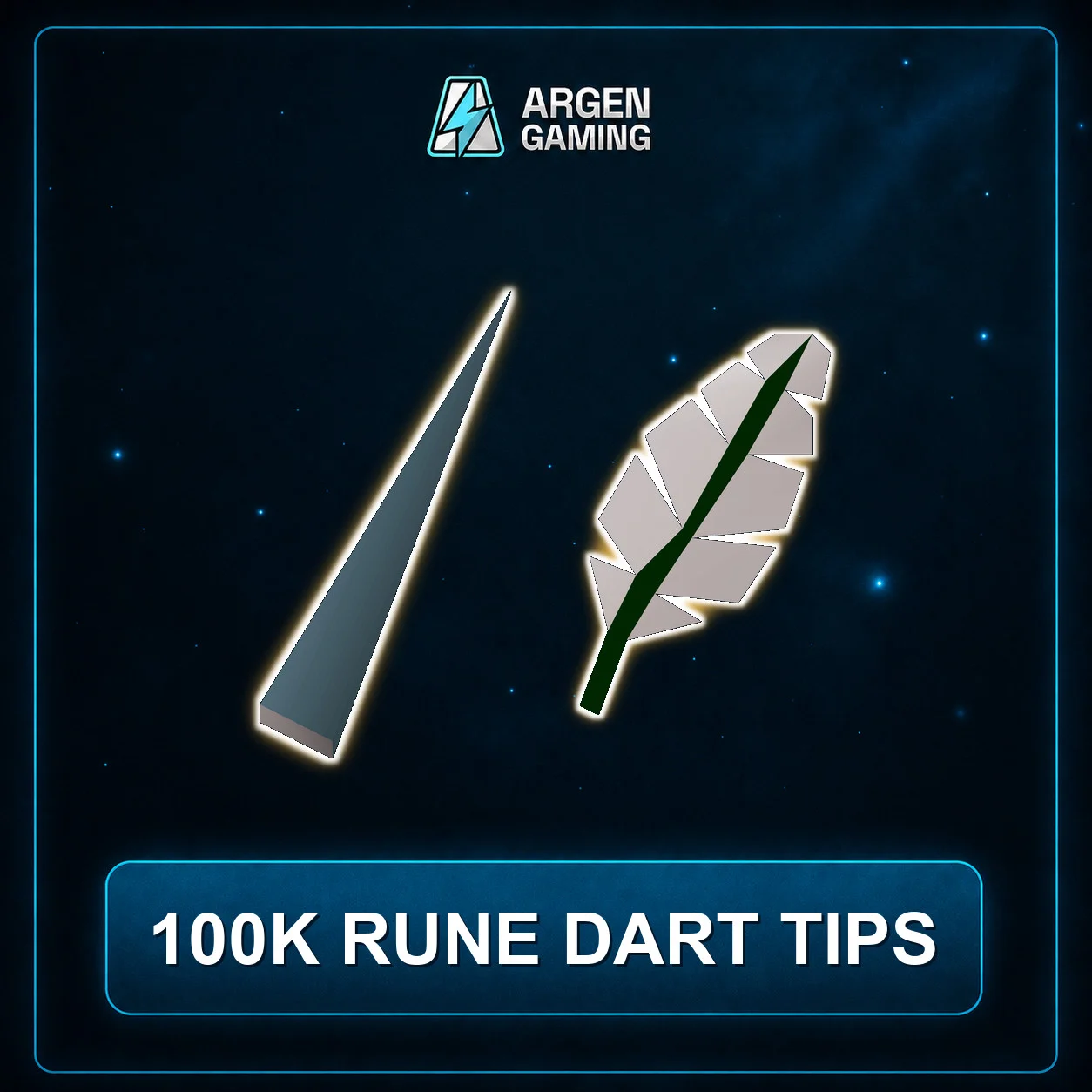 100K Rune Dart Tips