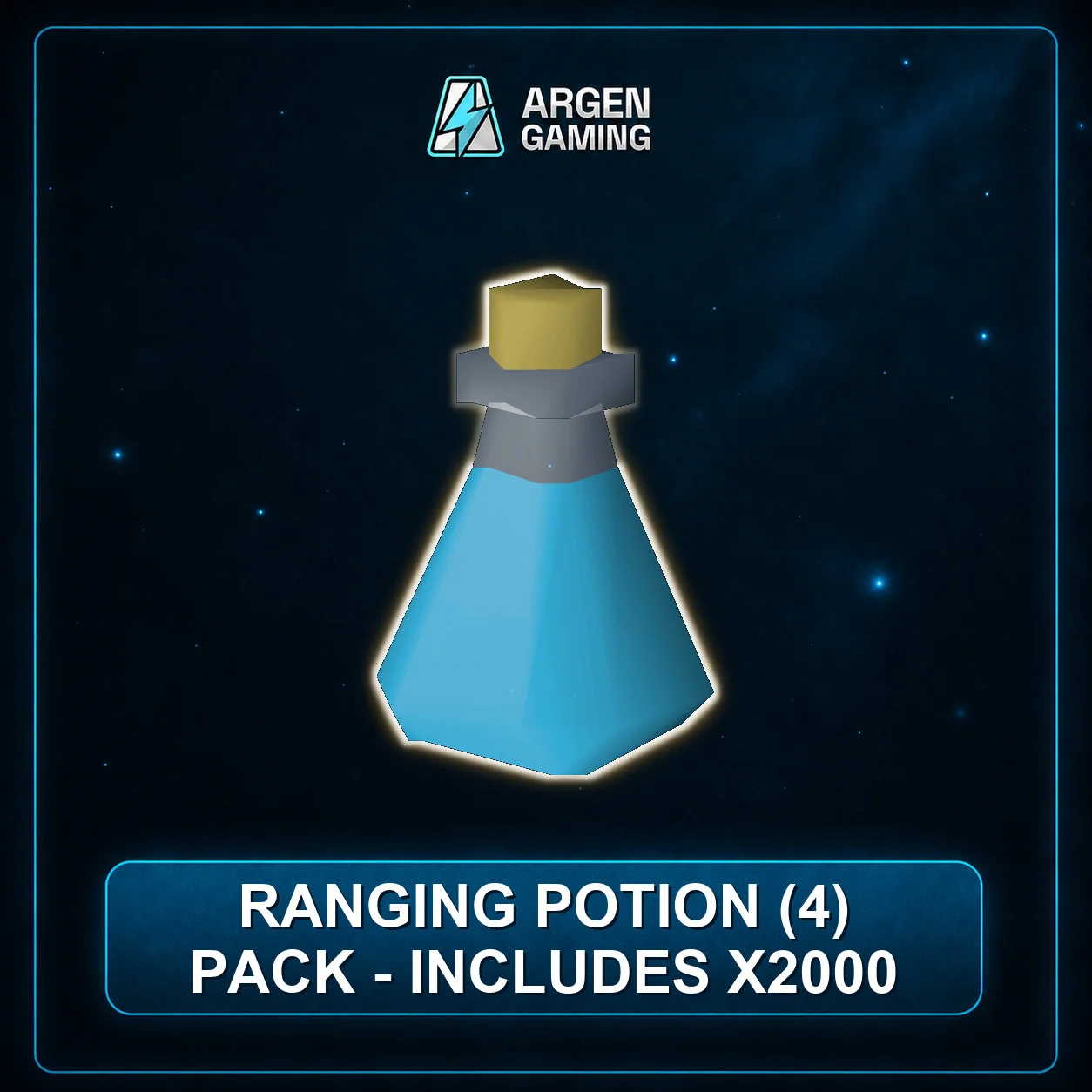 Ranging Potion (4) Pack - Includes x2000