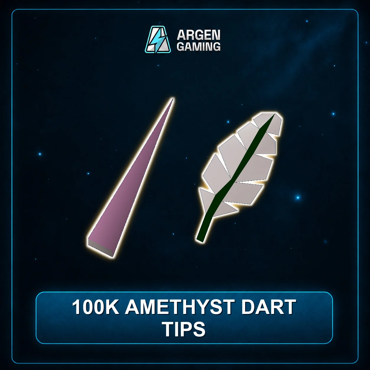 100K Amethyst Dart Tips