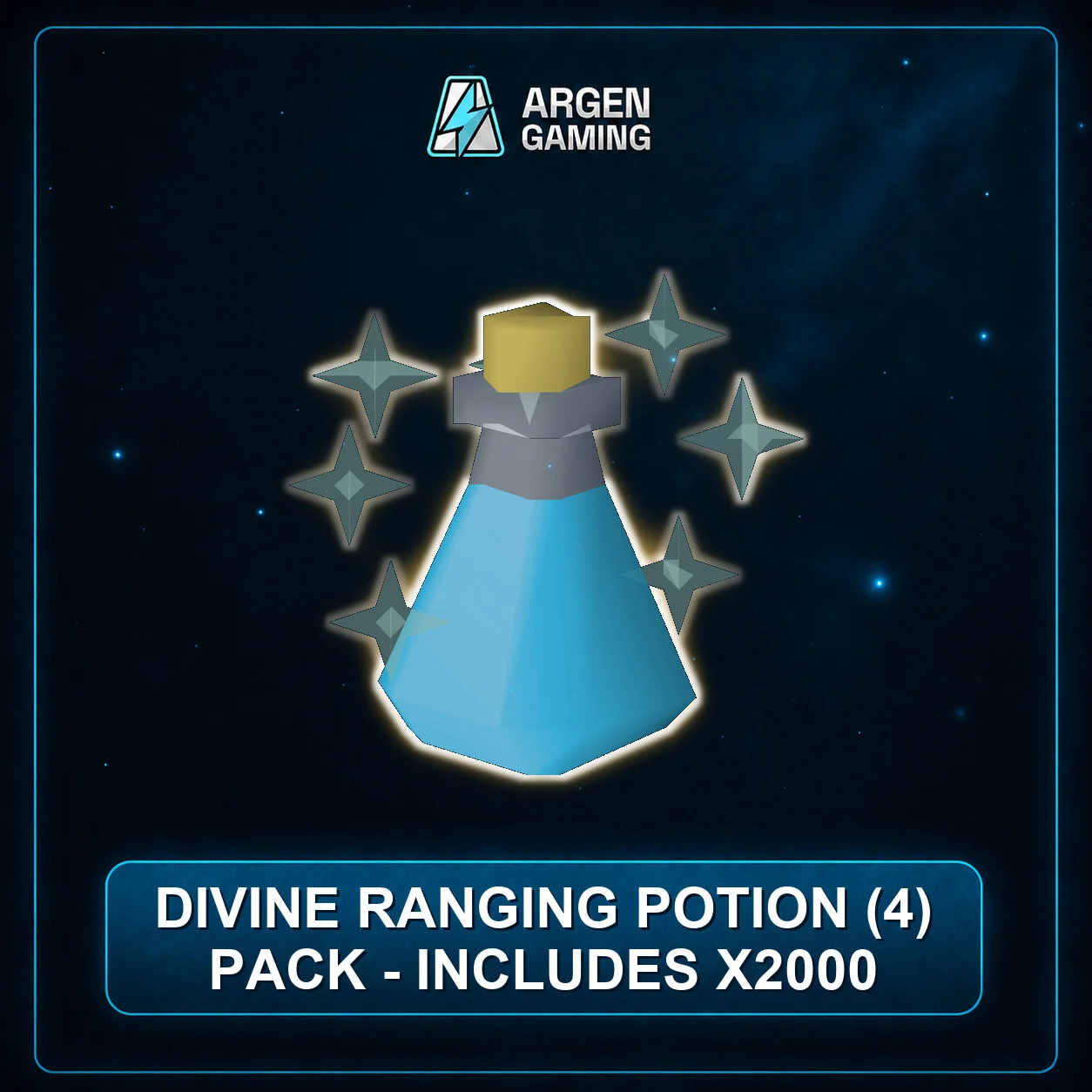Divine Ranging Potion (4) Pack - Includes x2000