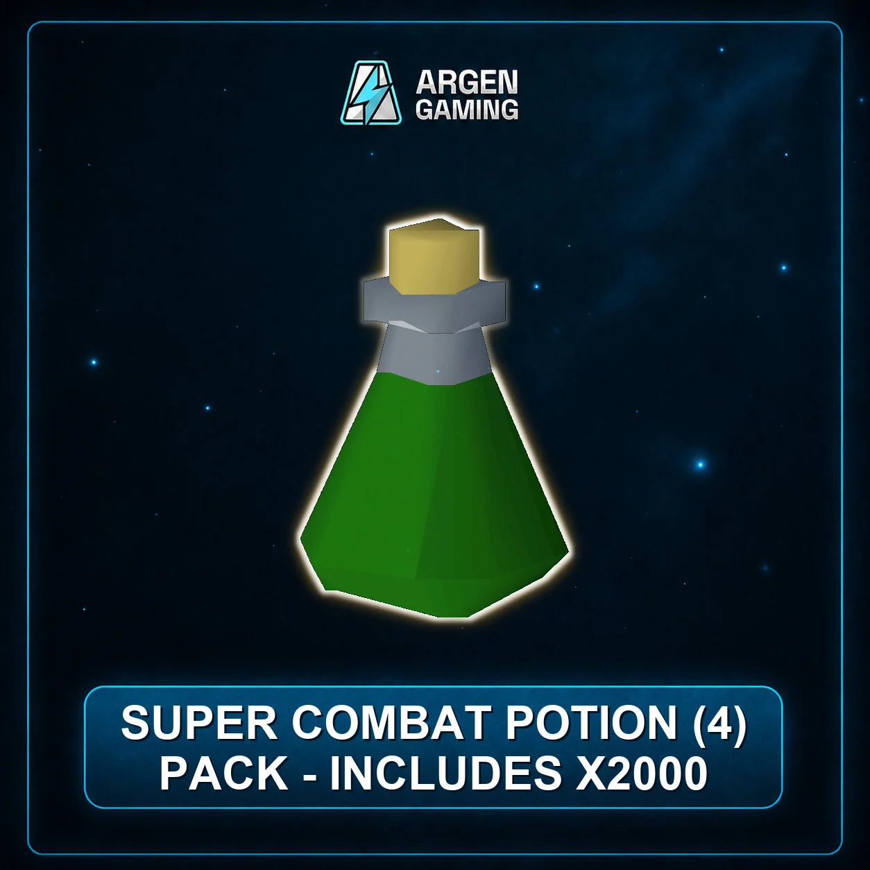 Super Combat Potion (4) Pack - Includes x2000