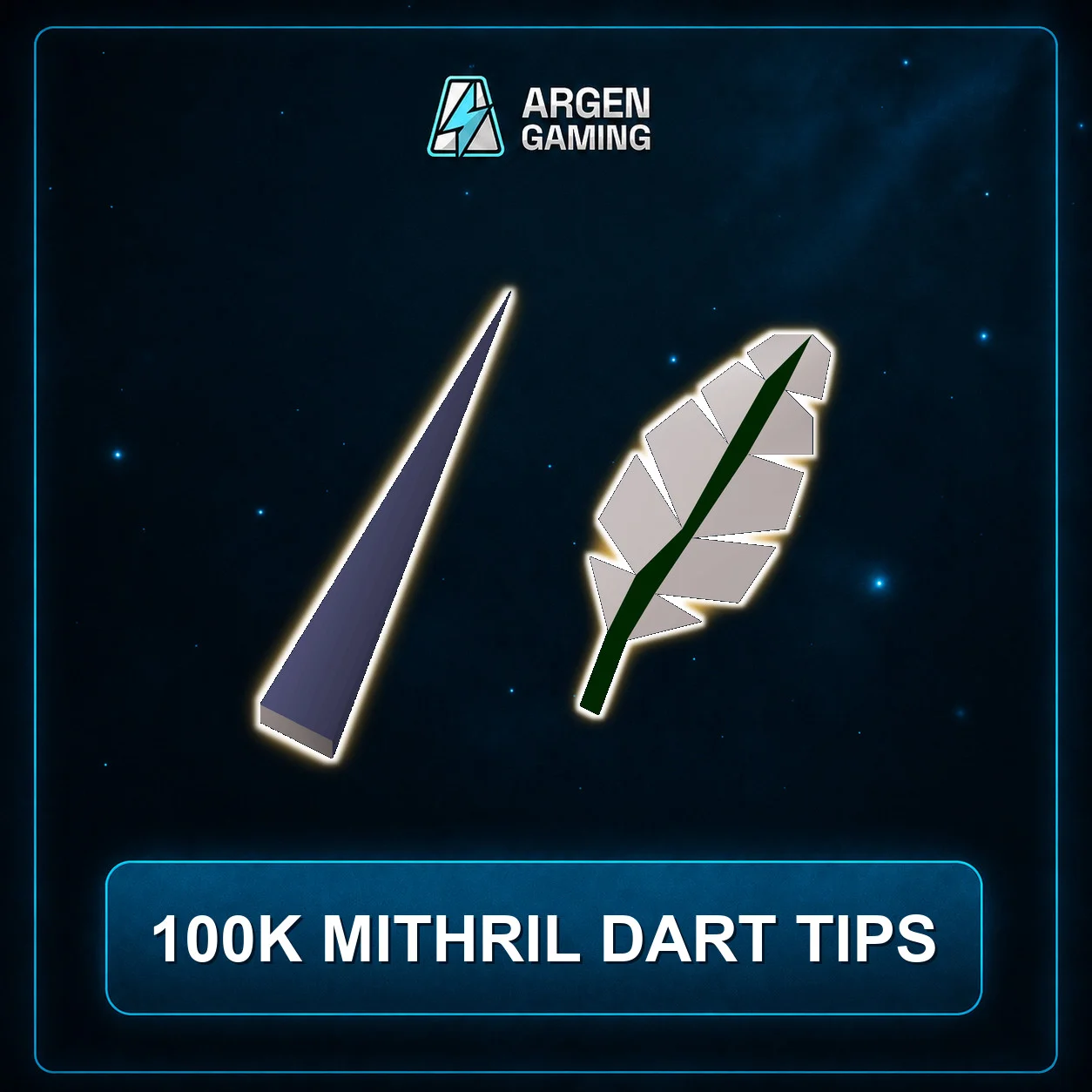100K Mithril Dart Tips