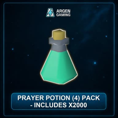 Prayer Potion (4) Pack - Includes x2000