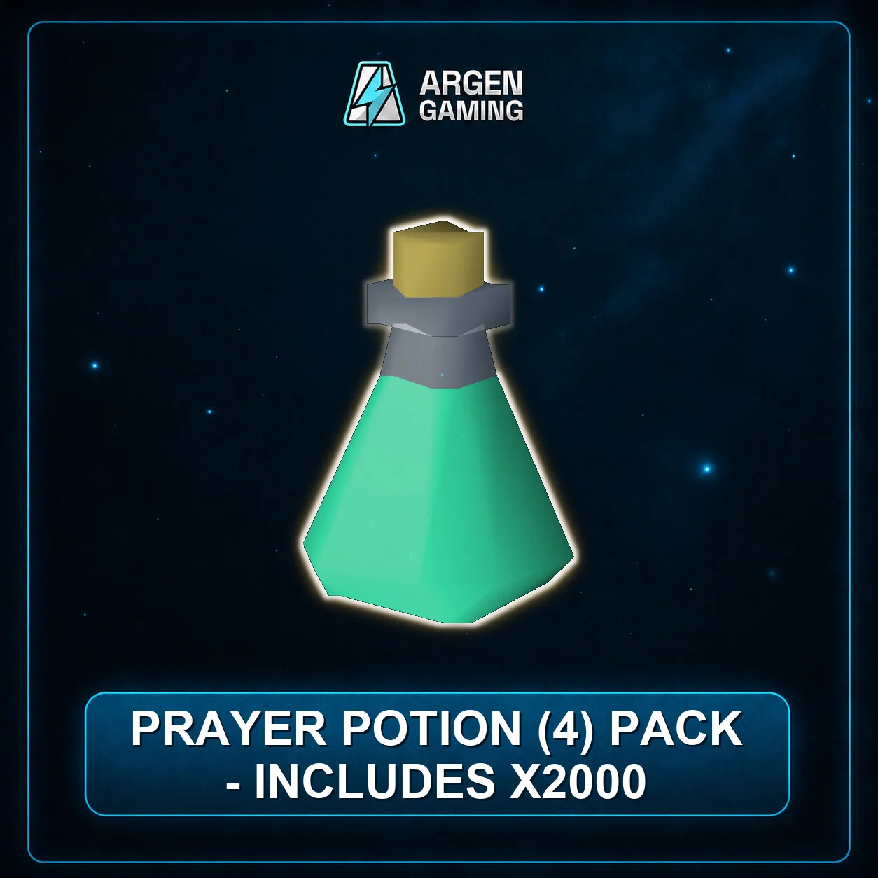 Prayer Potion (4) Pack - Includes x2000