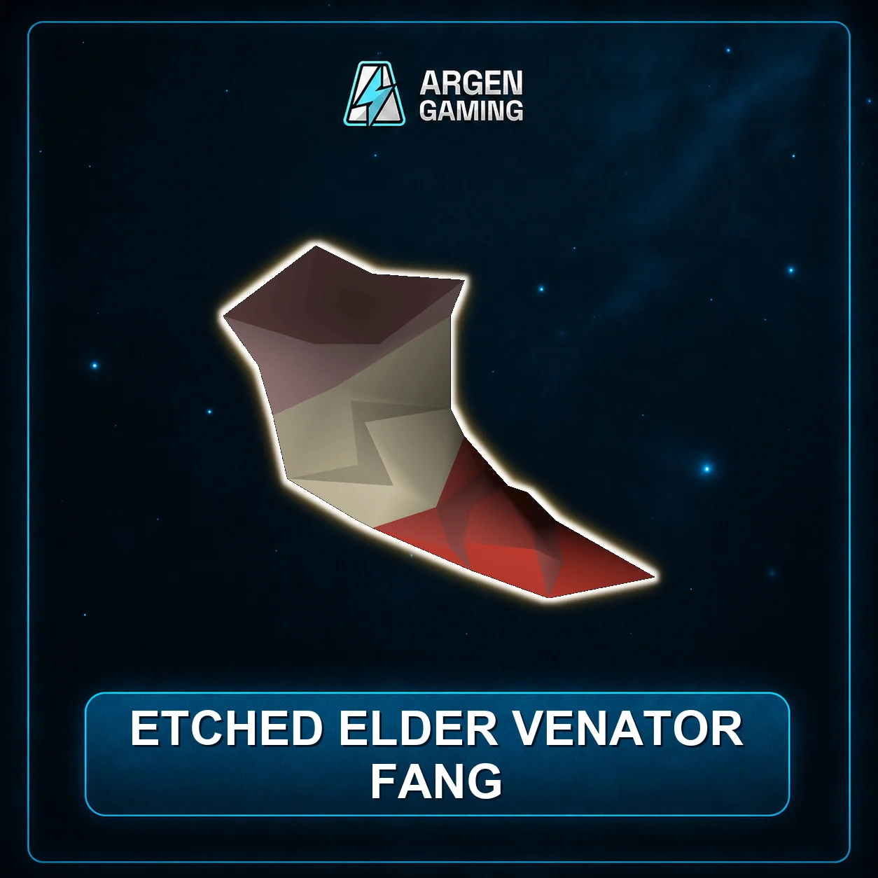 Etched elder venator fang