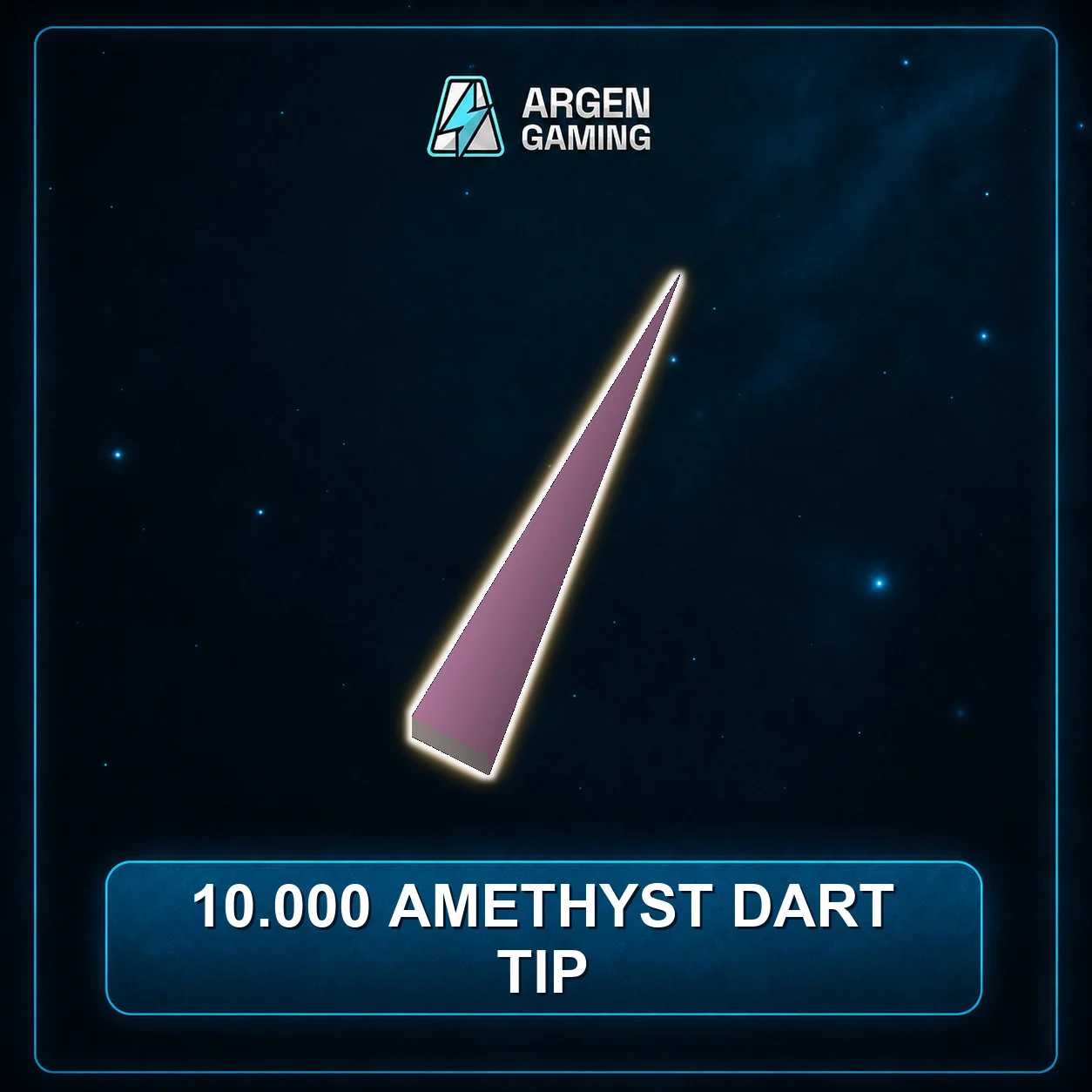 10.000 Amethyst Dart Tip