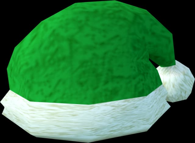 Green Santa Hat
