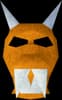 Orange halloween mask