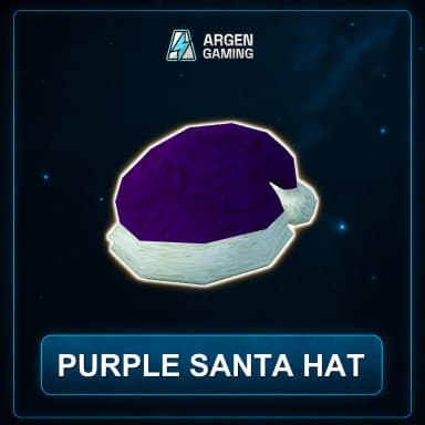 Purple Santa hat