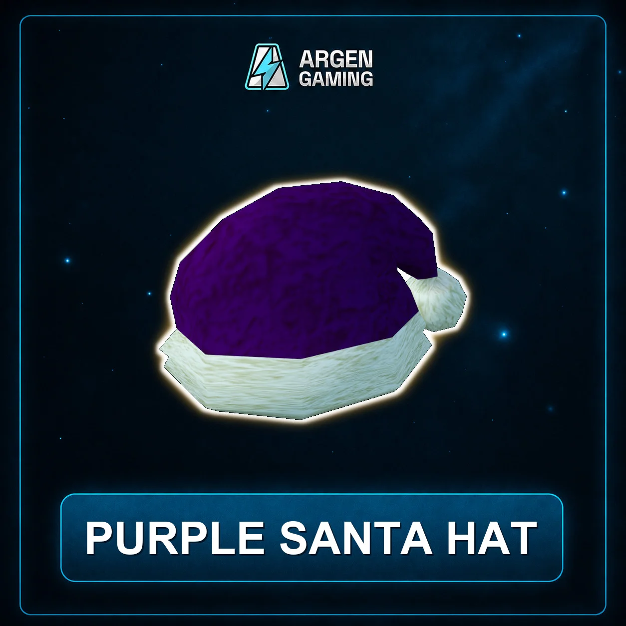 Purple Santa hat