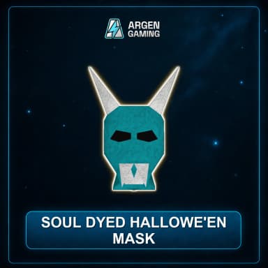 Soul dyed hallowe'en mask