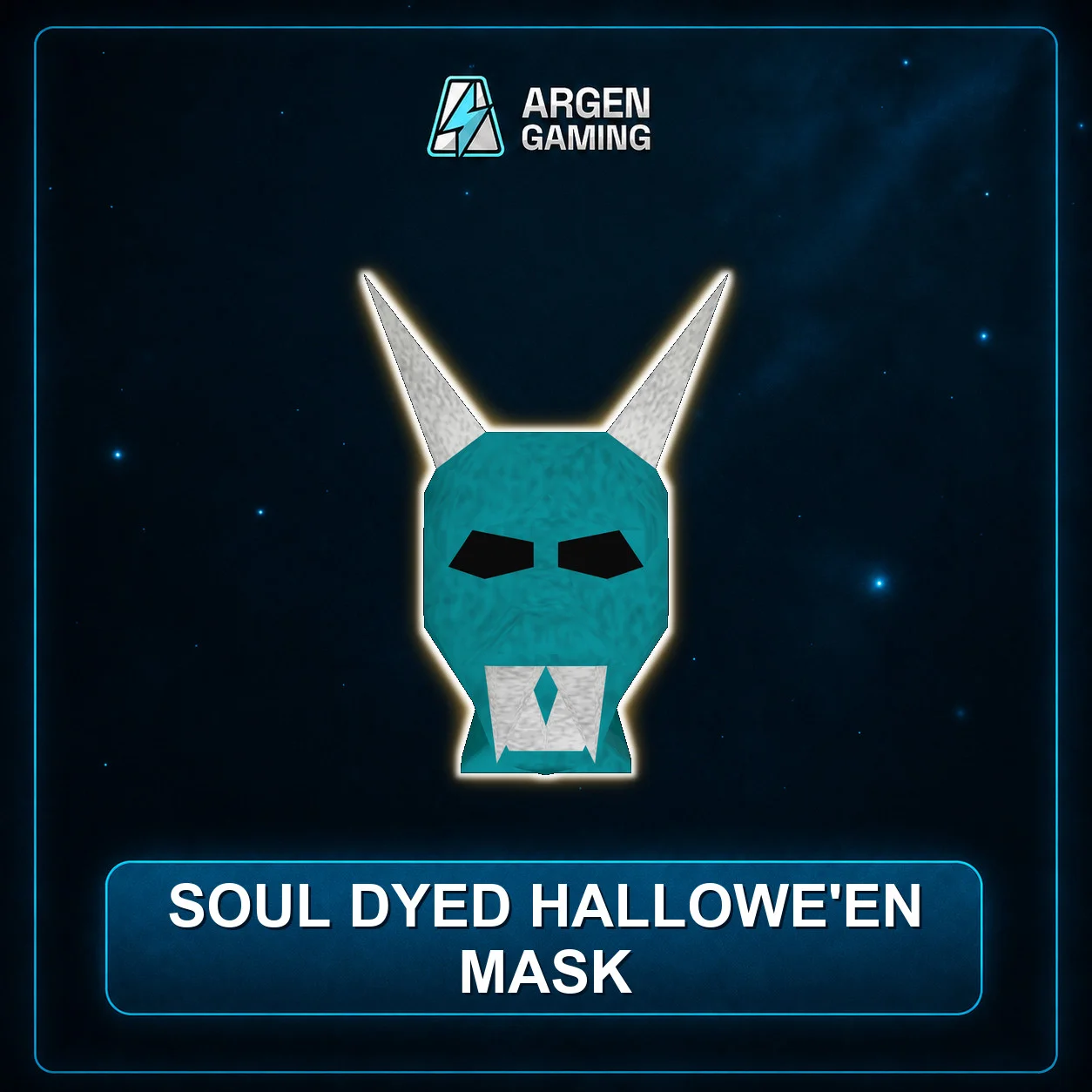 Soul dyed hallowe'en mask