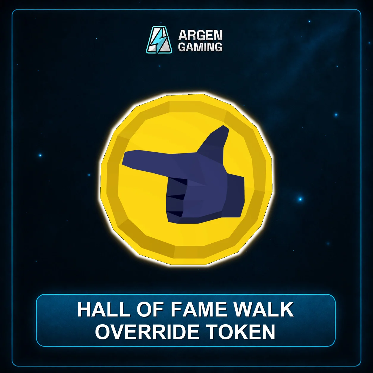 Hall of Fame walk override token