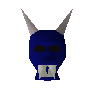 Blue Halloween Mask